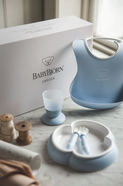 BabyBjorn Baby Dinner Set - Powder Blue