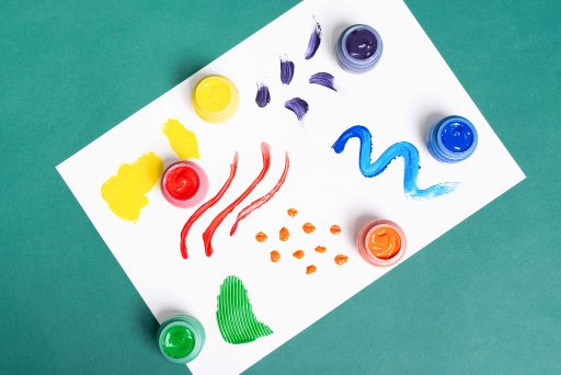 Honey Sticks Finger Paint