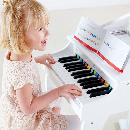 Hape Deluxe Grand Piano White