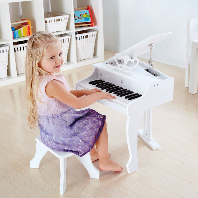 Hape Deluxe Grand Piano White