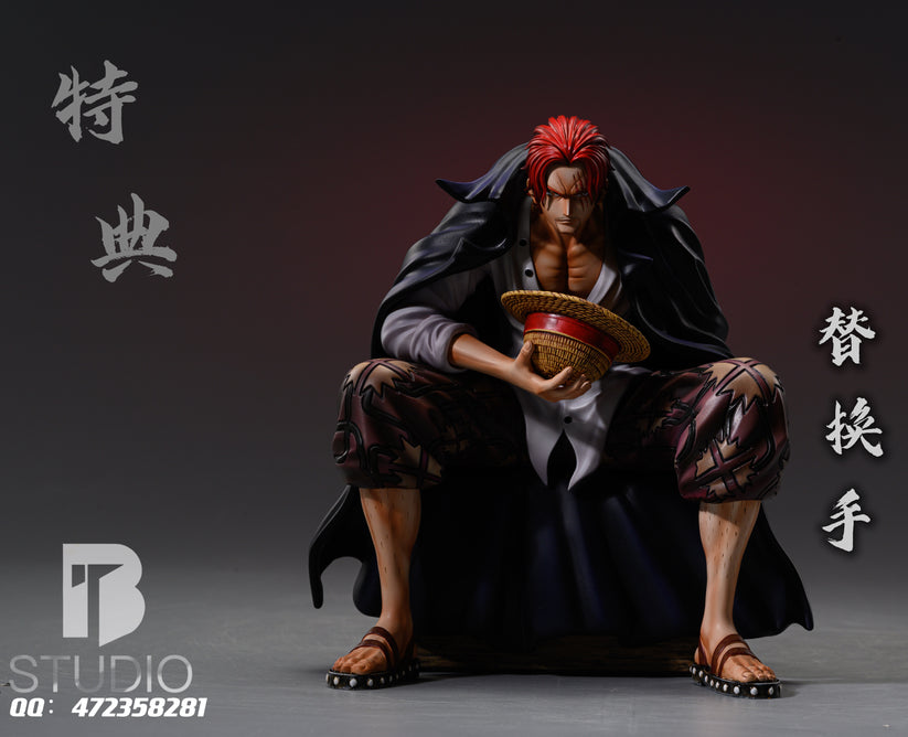 BT STUDIO – ONE PIECE: FOUR EMPERORS, SITTING POSE SERIES RED-HAIRED SHANKS