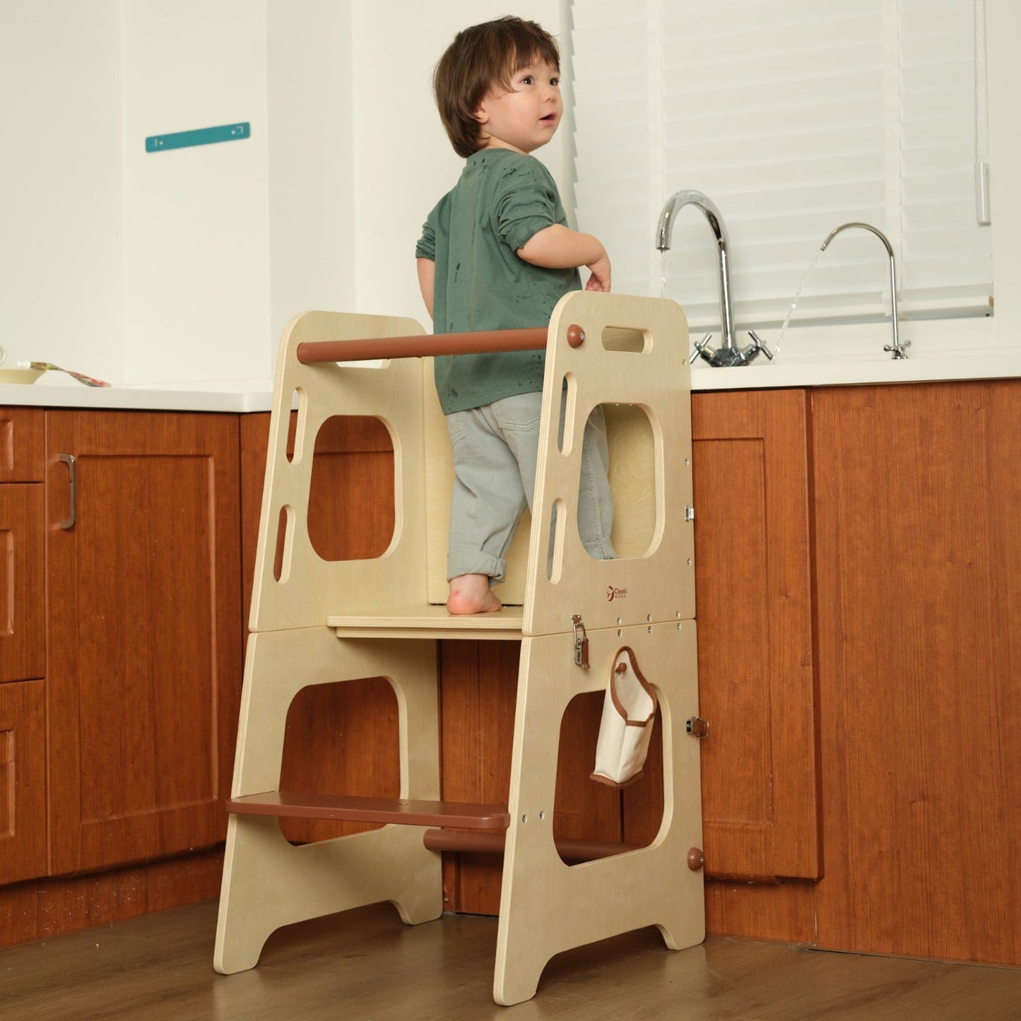 Classic World Convertible Helping Tower and Table