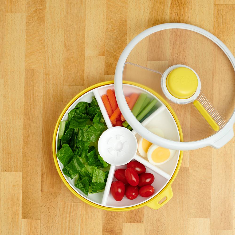 GoBe Large Snack Spinner Yellow