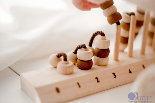 Qtoys Two Tone Counting Stair