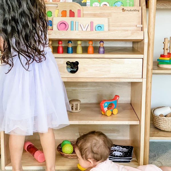 My Duckling EVE Solid Wood Display Bookcase - Duck style