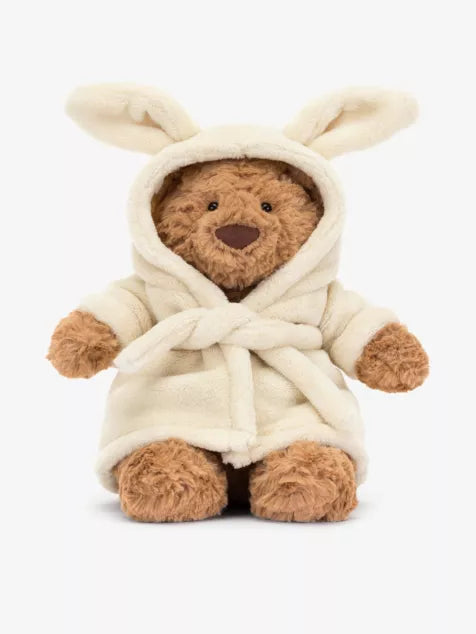 Jellycat Bartholomew Bathrobe Bear Soft Toy 26cm