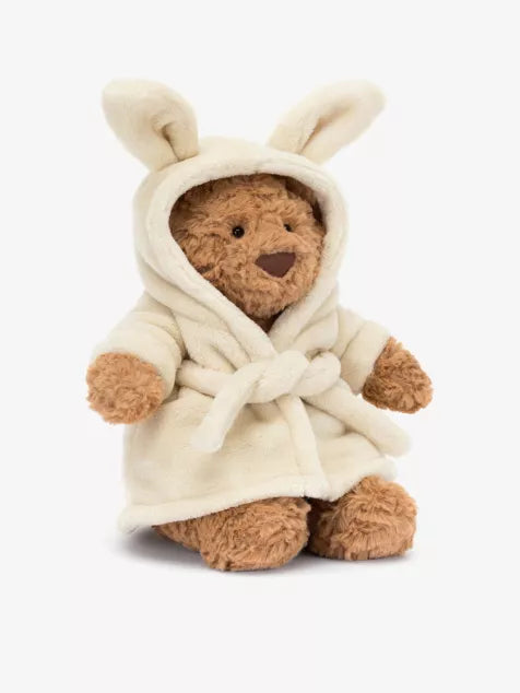Jellycat Bartholomew Bathrobe Bear Soft Toy 26cm