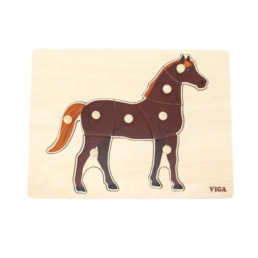 Viga Montessori Puzzles Set