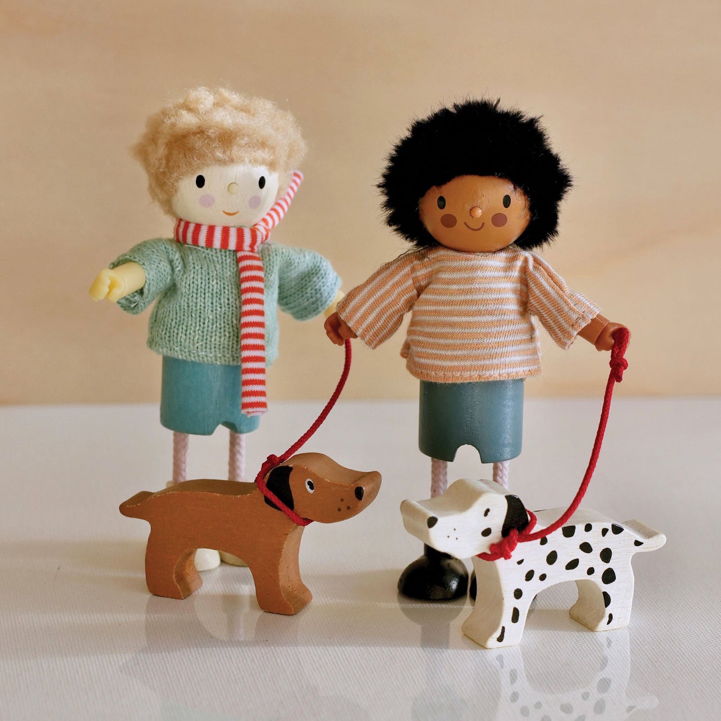 Tender Leaf Toys Mr Goodwood with Flexible Limbs & His Dog