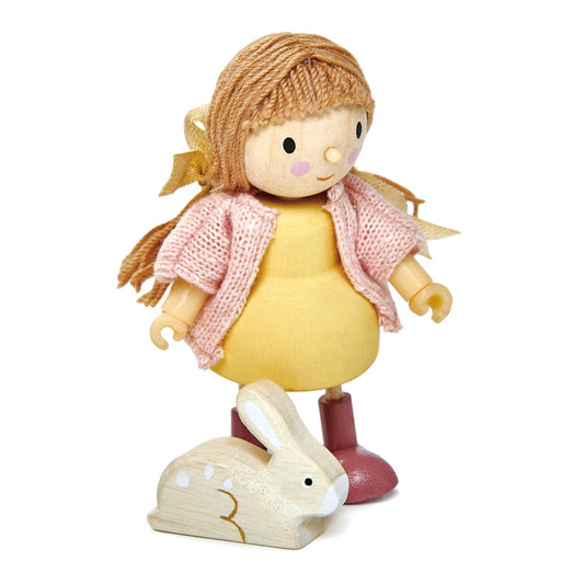 Tender Leaf Toys Amy with Flexible Limbs & Her Rabbit