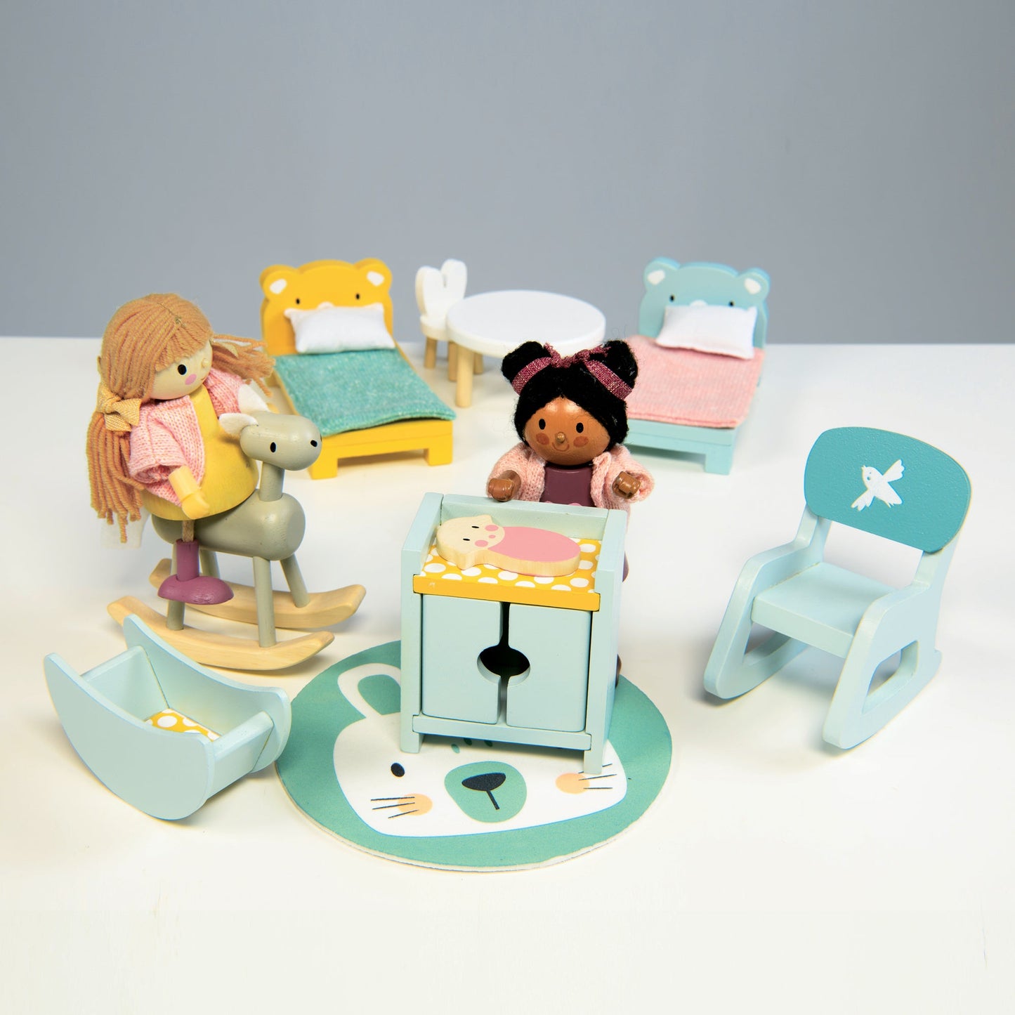 Tender Leaf Toys Wooden kids room furniture set