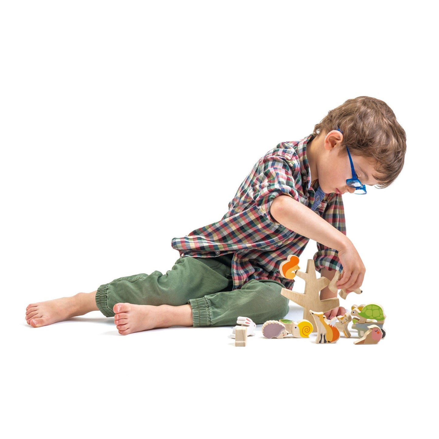 Tender Leaf Toys Stacking Garden Friends