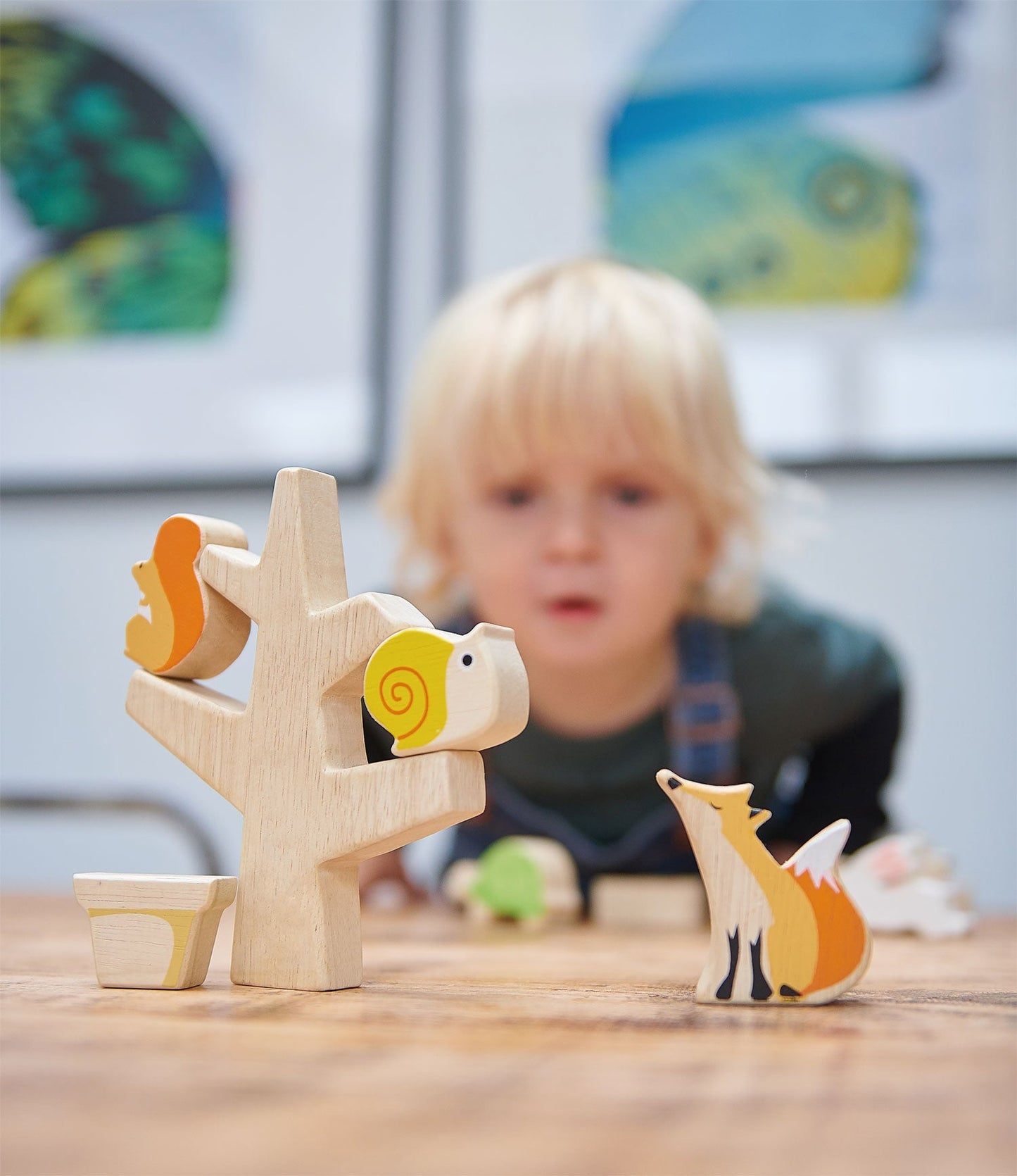 Tender Leaf Toys Stacking Garden Friends