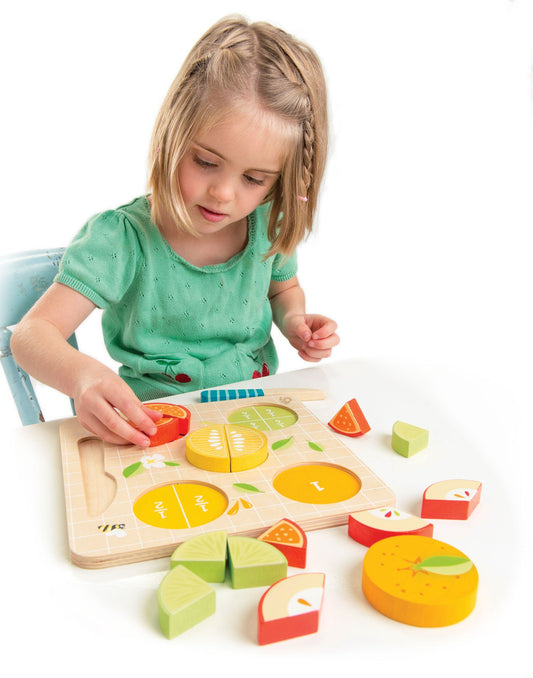 Tender Leaf Toys Citrus Fractions Puzzle