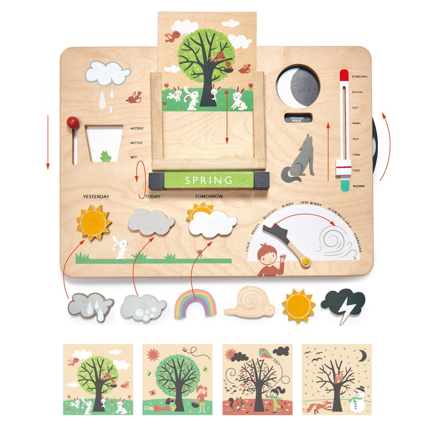 Tender Leaf Toys Weather Watch Station