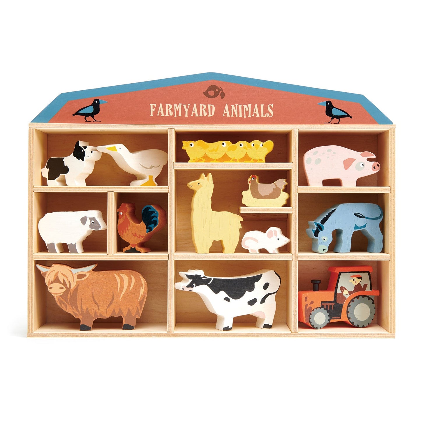 Tender Leaf Toys 1 piece Farmyard Animals CDU Set