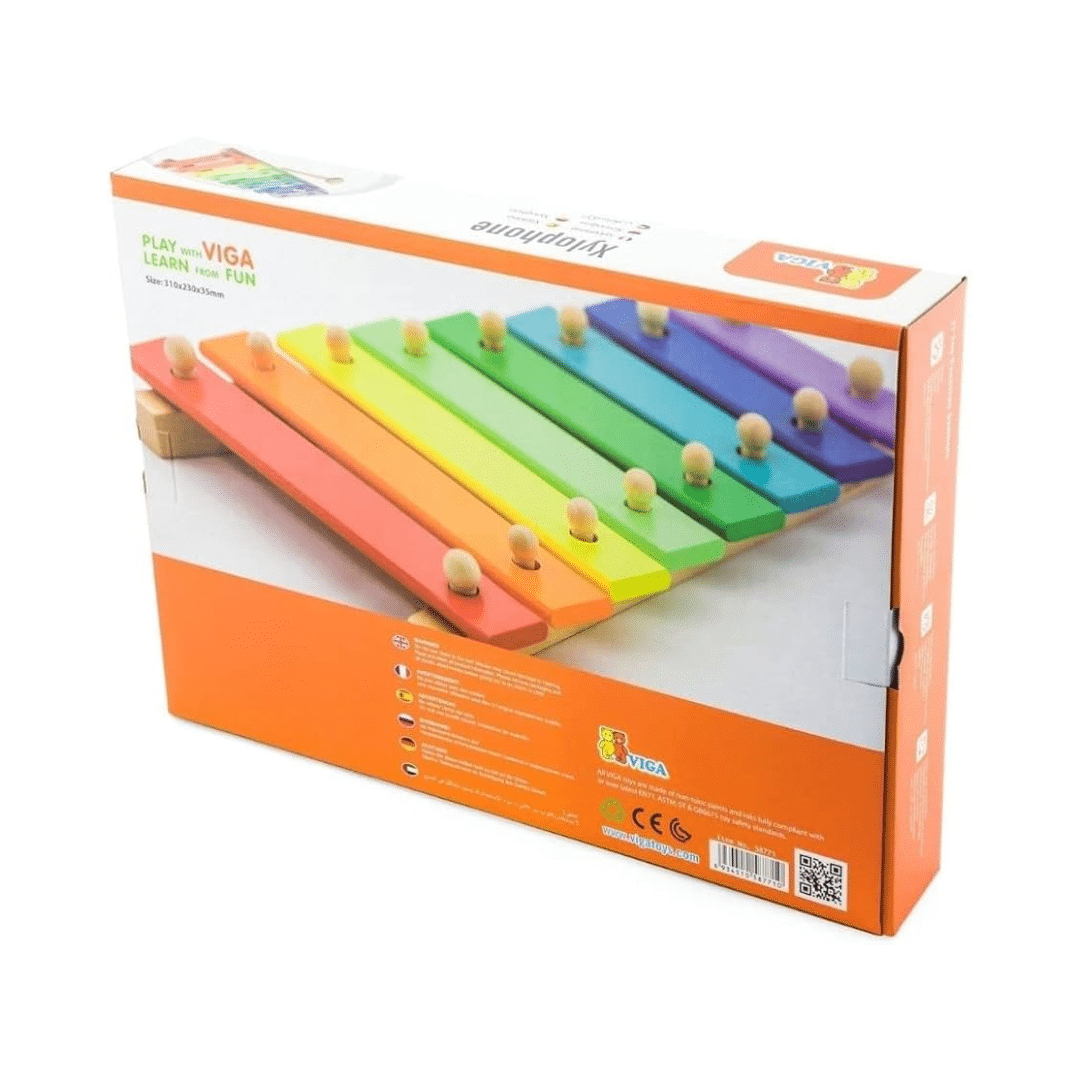 Viga Wooden Large Xylophone 8-Key