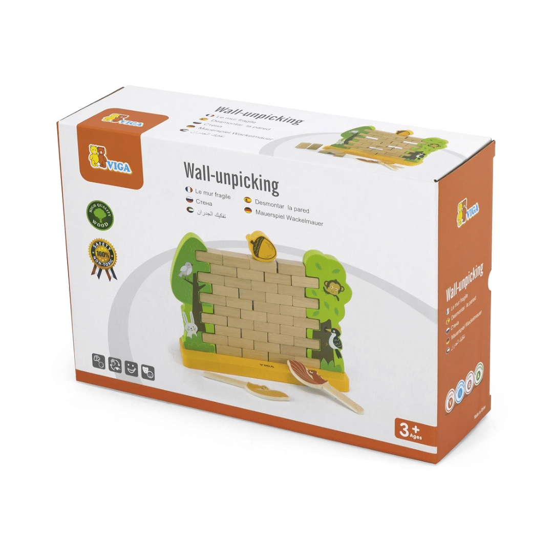 Viga Wooden Steady Squirrel Wall Game