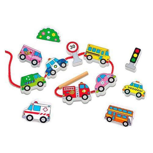 Viga Wooden Vehicles Lacing Blocks