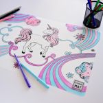 Funny Mat Large – Unicorn