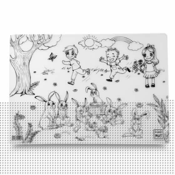 Funny Mat Large - Bunnies