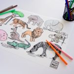 Funny Mat Large – Wild Animals