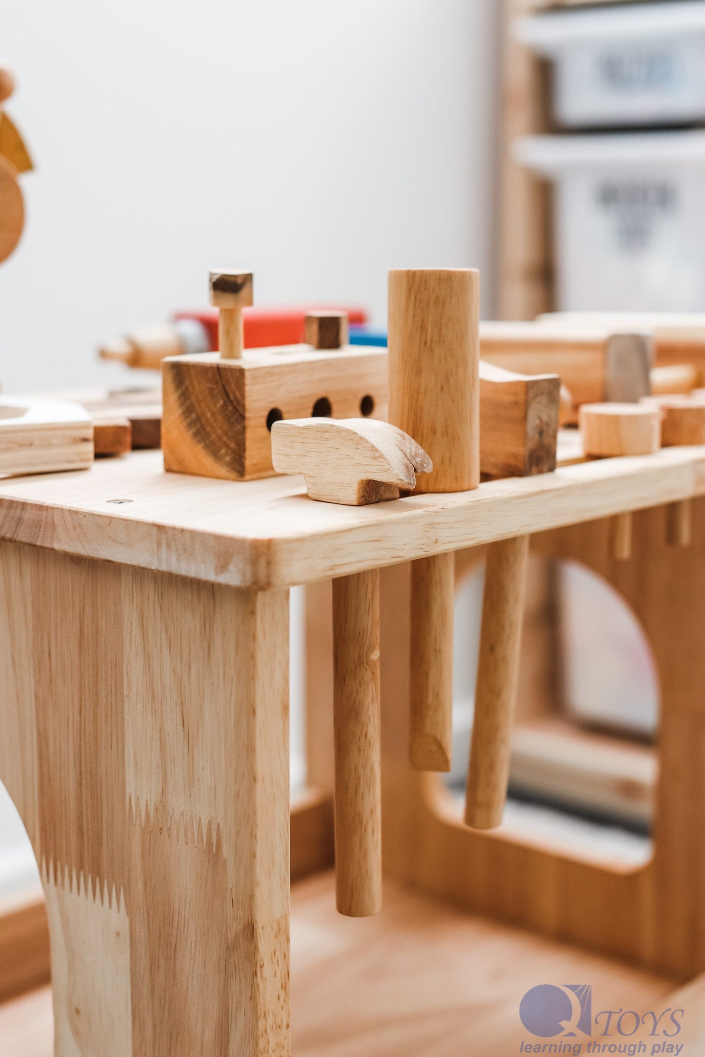 Qtoys Wooden Work Bench