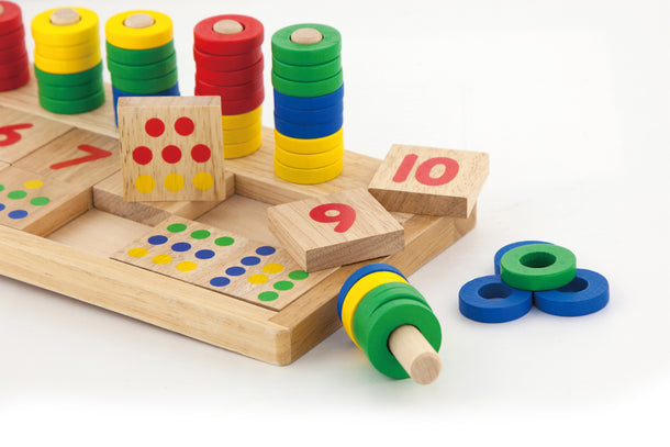 Viga Wooden Count and Match Numbers