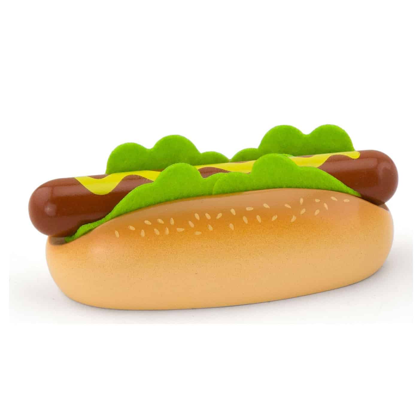 Viga Wooden Hot Dog and Milk Playset