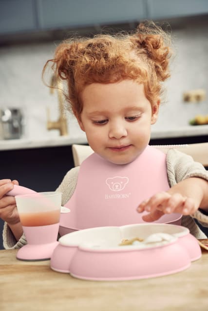 BabyBjorn Baby Dinner Set - Powder pink