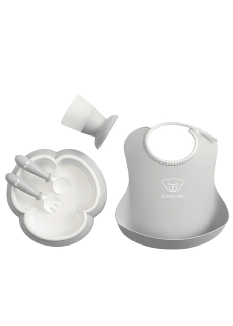 BabyBjorn Baby Dinner Set - Powder Grey