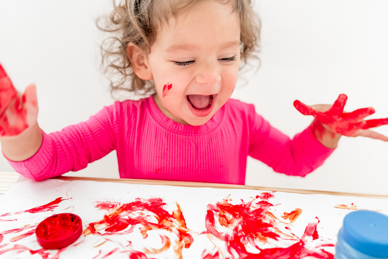 Honey Sticks Finger Paint