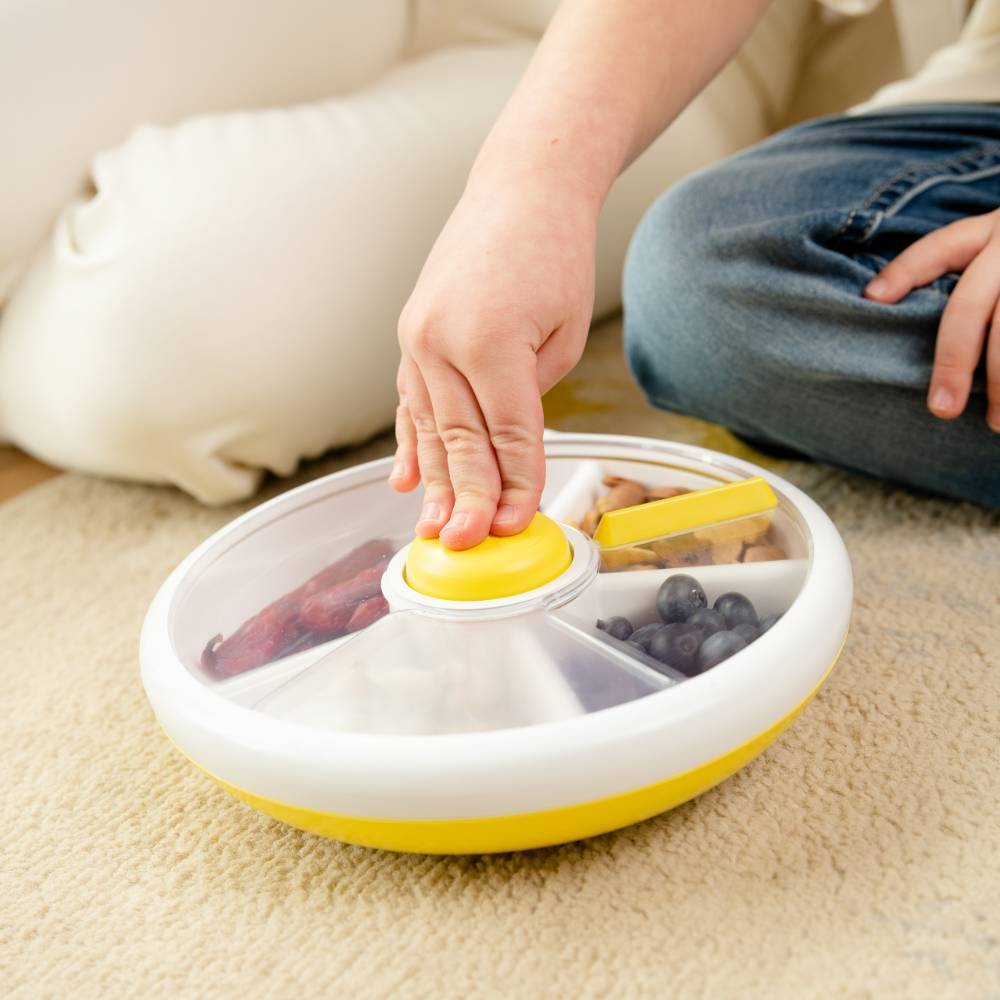 GoBe Large Snack Spinner Yellow