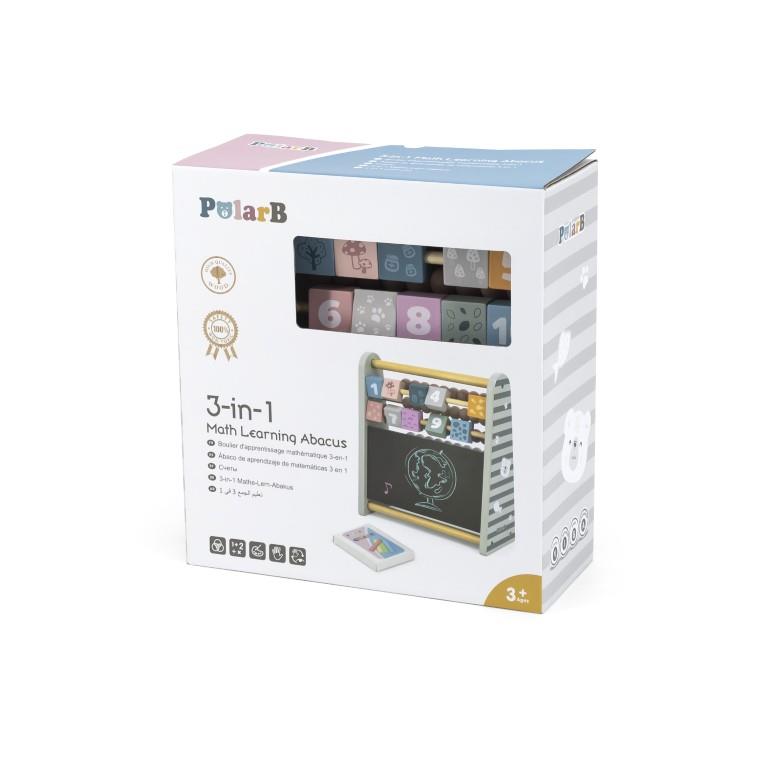 PolarB 3-in-1 Math Learning Abacus