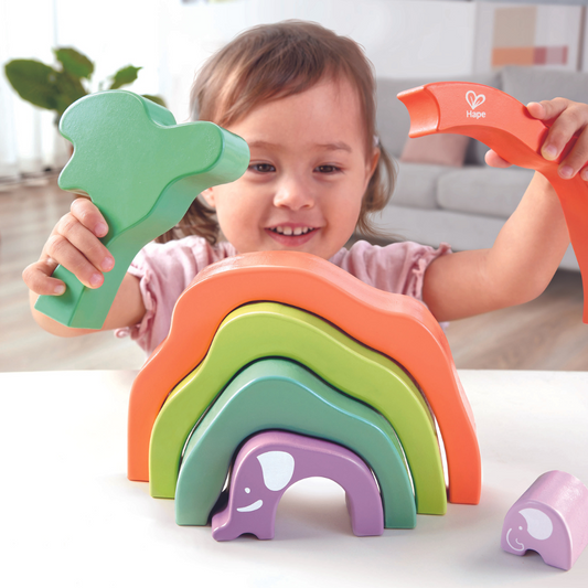 Hape Safari Elephant Stacking Blocks