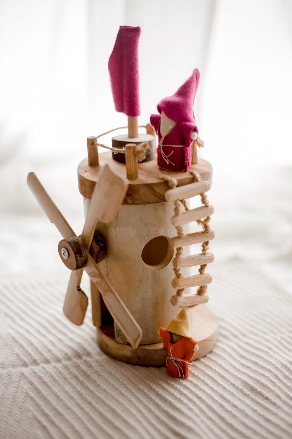 Qtoys Wooden Windmill