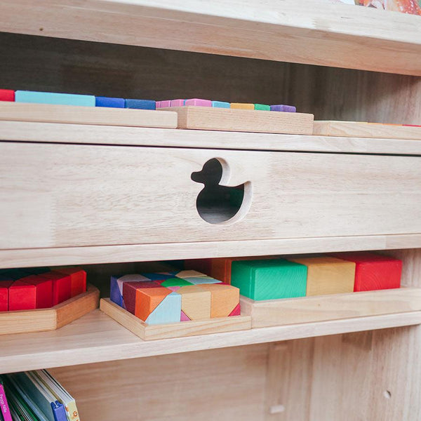 My Duckling EVE Solid Wood Display Bookcase - Duck style