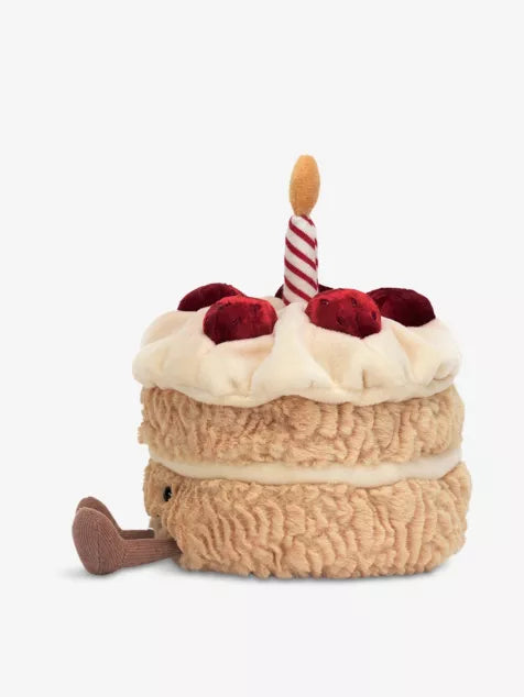 Jellycat Amuseable Birthday Cake Soft Toy – 16cm
