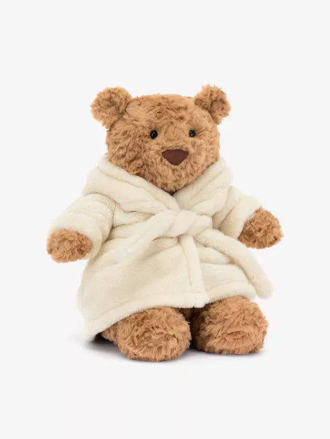 Jellycat Bartholomew Bathrobe Bear Soft Toy 26cm