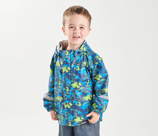 Mum2Mum Rainwear Jacket – Bright Dino