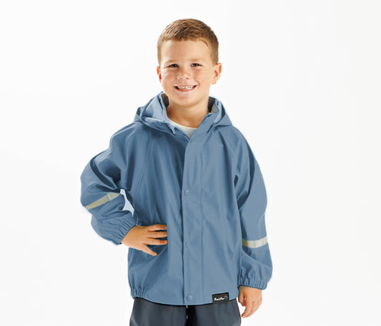 Mum2Mum Rainwear Jacket – Steel Blue