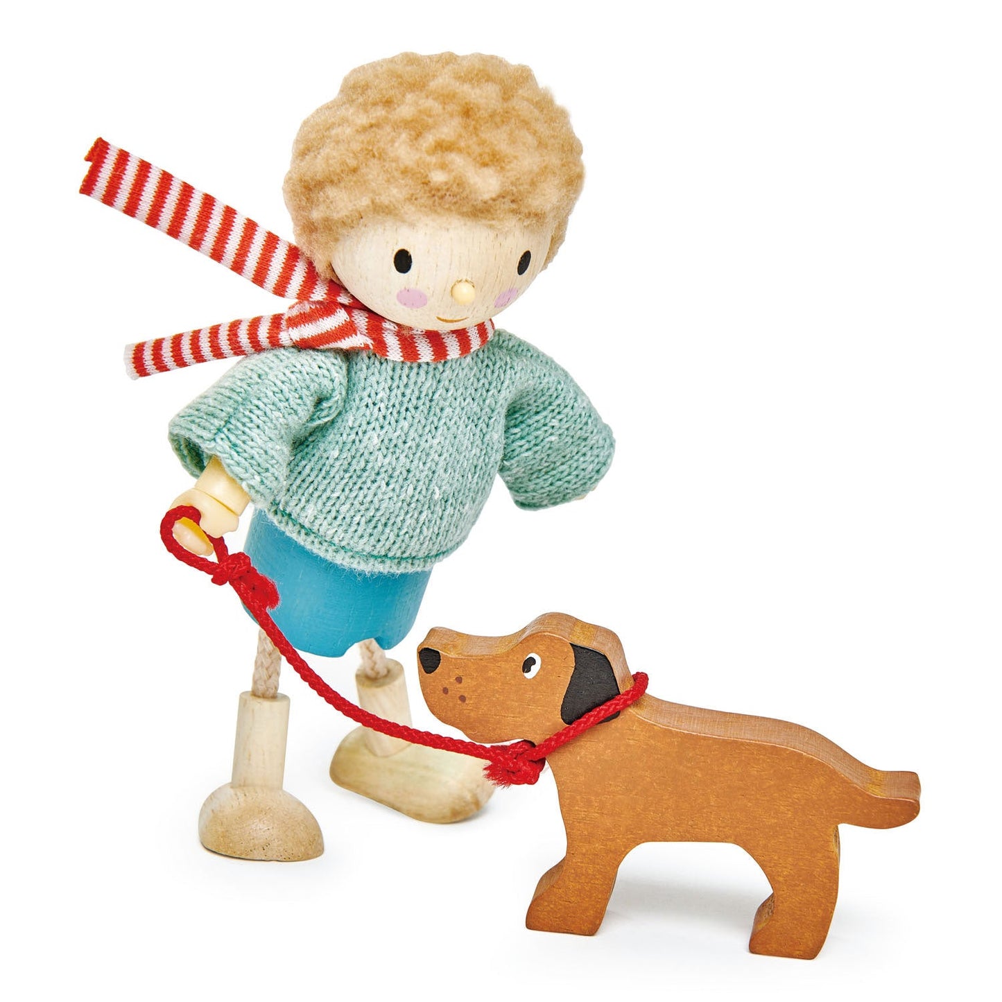 Tender Leaf Toys Mr Goodwood with Flexible Limbs & His Dog