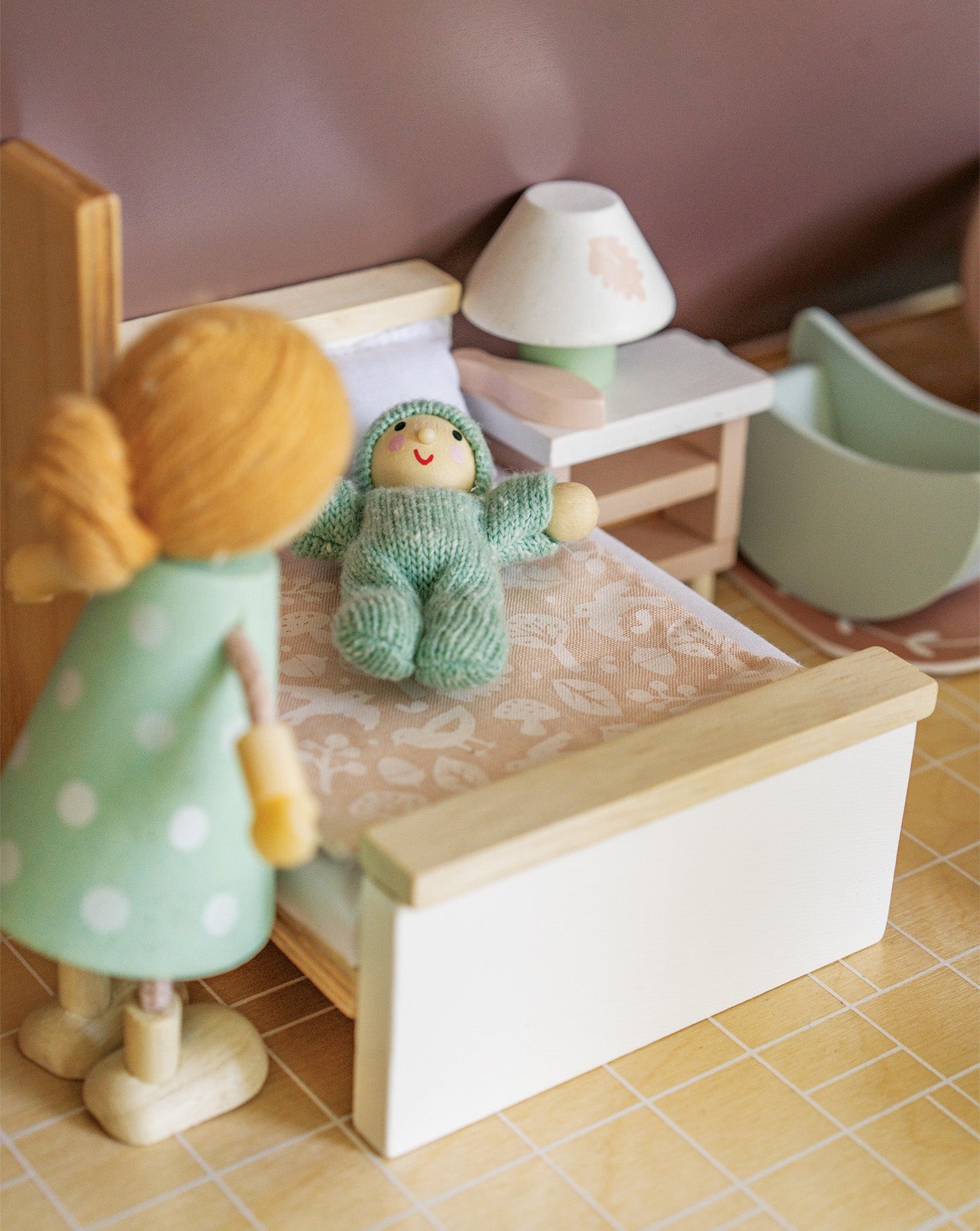 Tender Leaf Toys Mrs Goodwood with Flexible Limbs & a Baby
