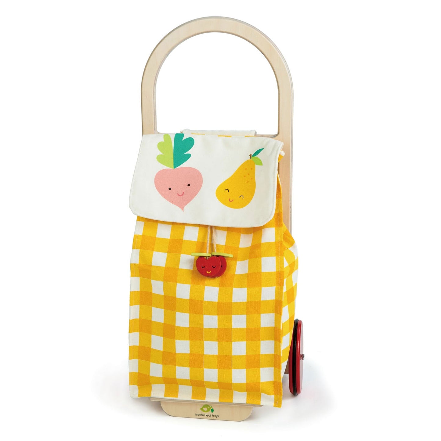 Tender Leaf Toys Pull Along Shopping Trolley