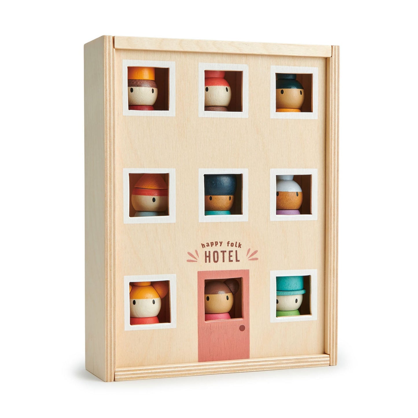 tender leaf toys Wooden Dolls - Happy Folk Hotel Peg Doll Set