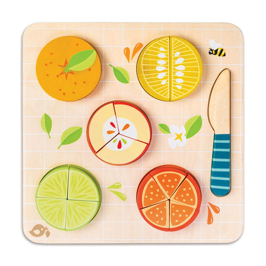 Tender Leaf Toys Citrus Fractions Puzzle