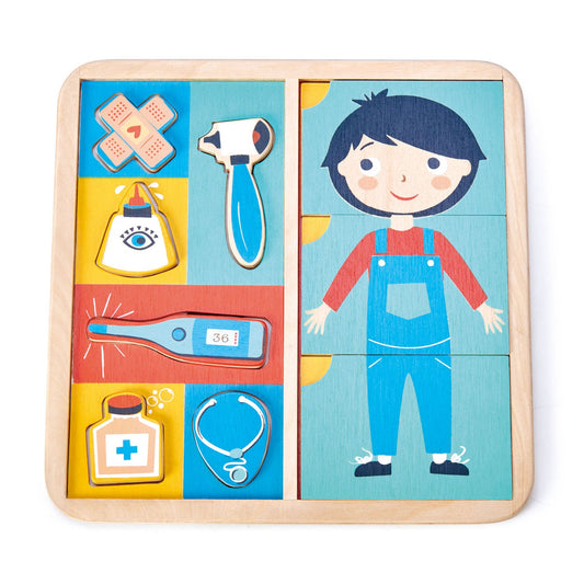 Tender Leaf Toys Ouch wooden Puzzle