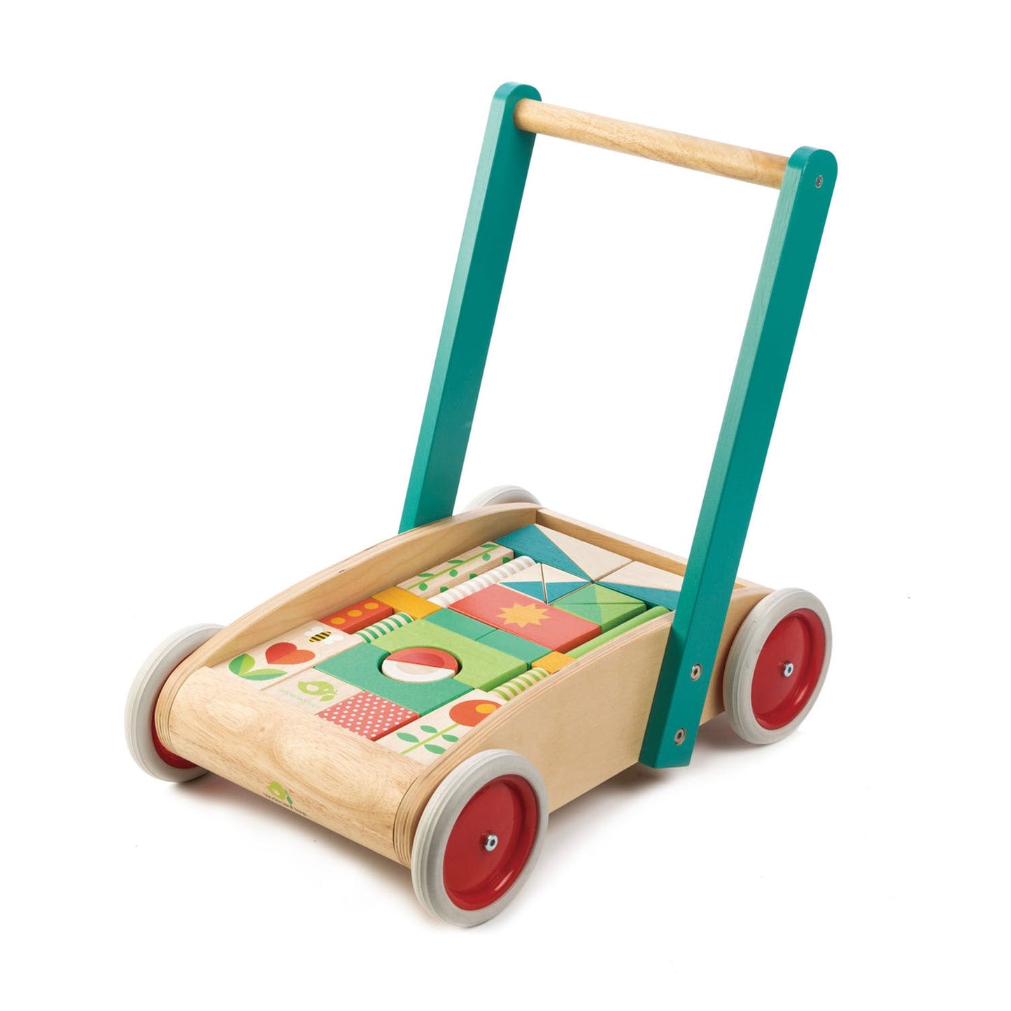 Tender Leaf Toys Wagon With Blocks