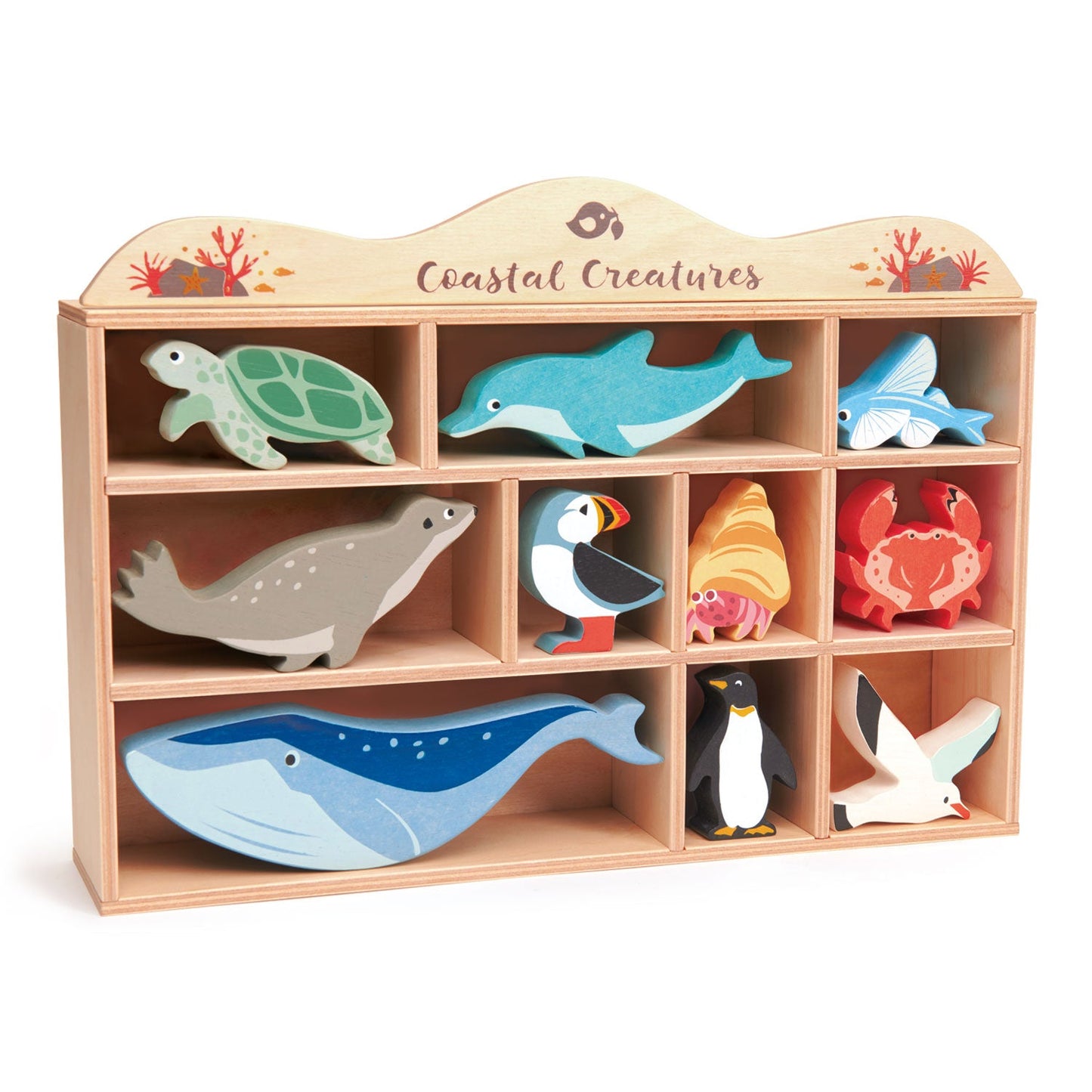 Tender Leaf Toys 1 Piece Coastal Animals CDU Set