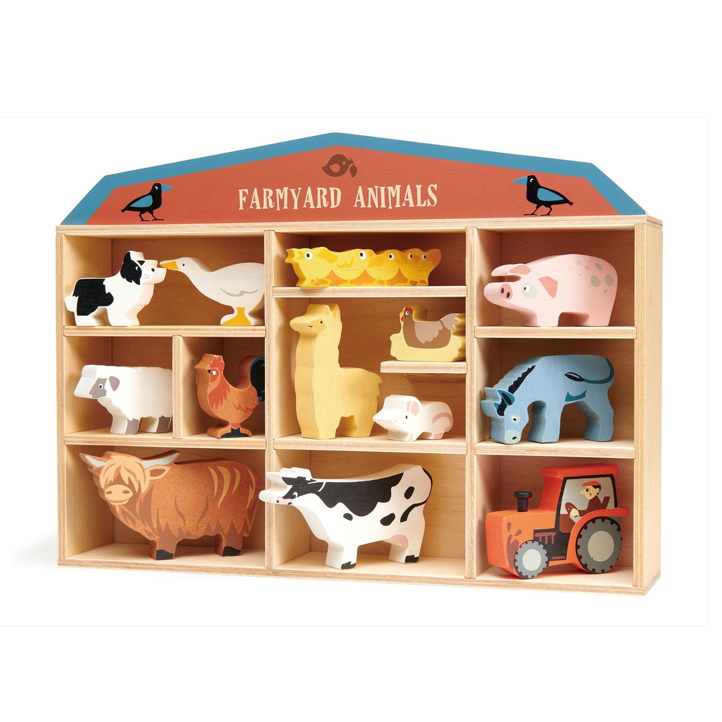 Tender Leaf Toys 1 piece Farmyard Animals CDU Set